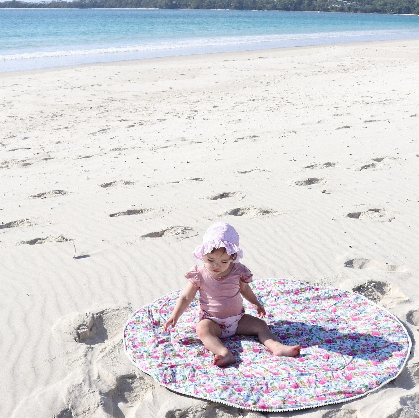 Baby Play Mat with Waterproof Backing - Floral Delight