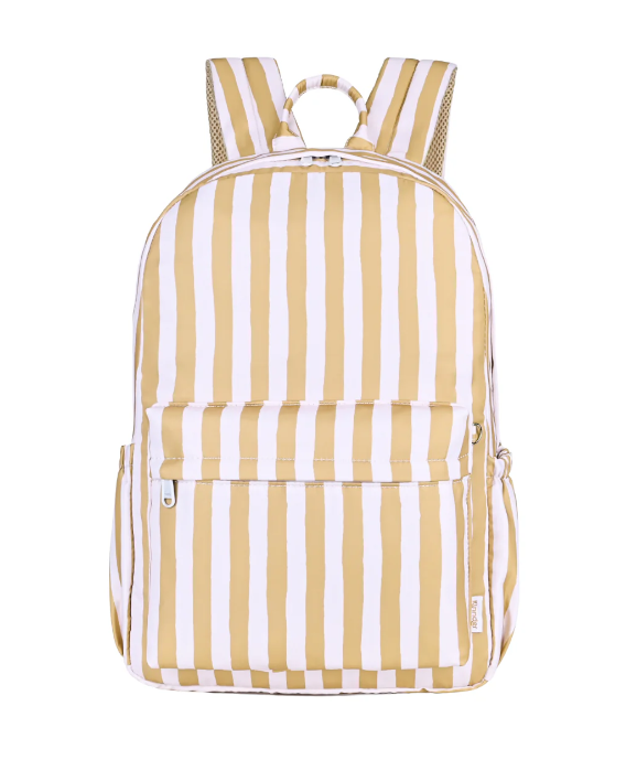 Mustard Stripe Junior Kindy/School Backpack