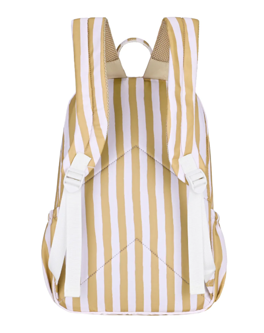 Mustard Stripe Junior Kindy/School Backpack
