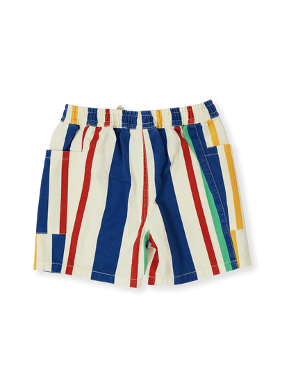 90's Bold Stripe Noah Denim Pocket Shorts