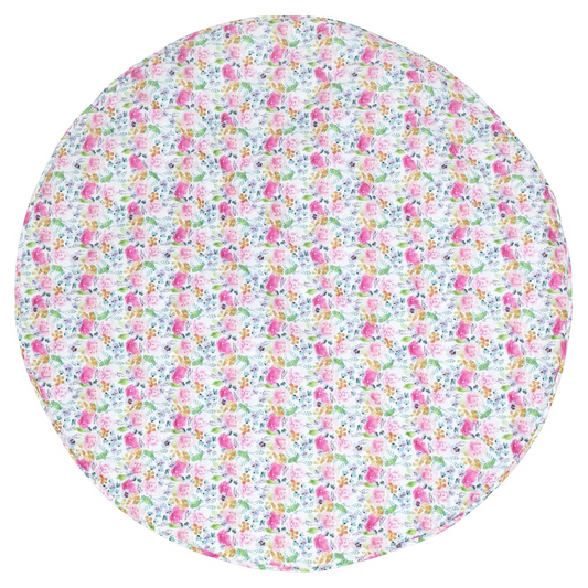 Baby Play Mat with Waterproof Backing - Floral Delight