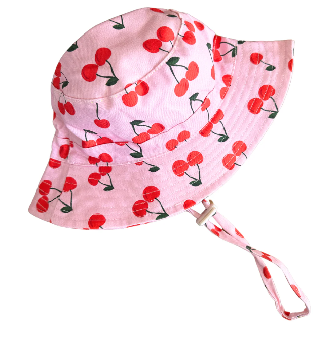 Cherry Cotton Bucket Hat