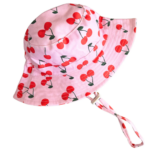 Cherry Cotton Bucket Hat