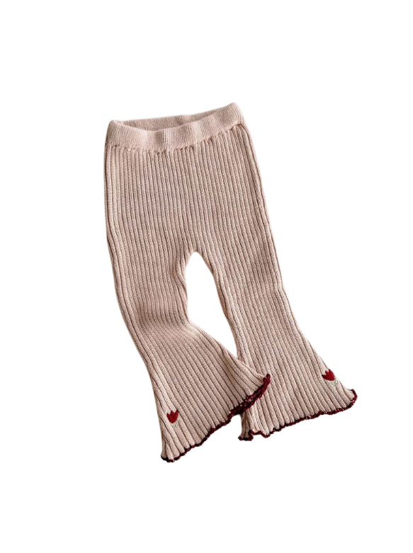 Embroidered Bell Pants