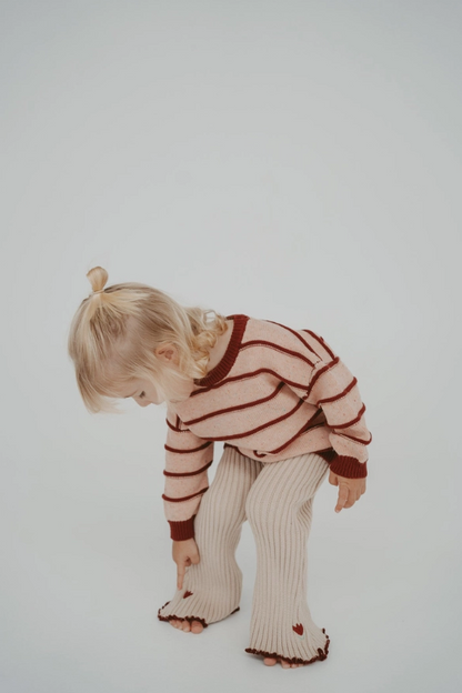 Embroidered Bell Pants