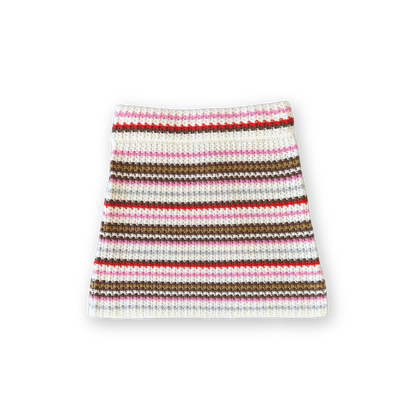 Organic Sunshine Stripe Knit Skirt