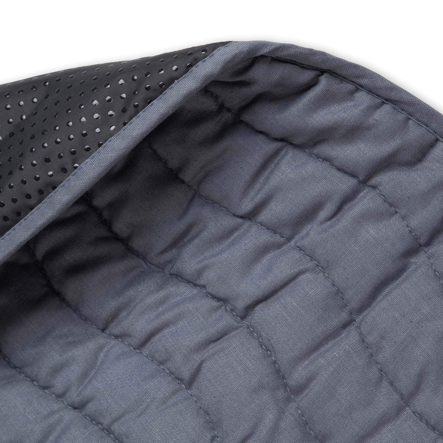 Linen Play Mat with Waterproof Backing - French Blue