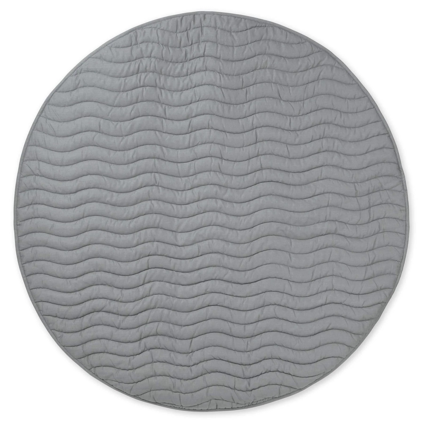 Linen Play Mat with Waterproof Backing - French Sage