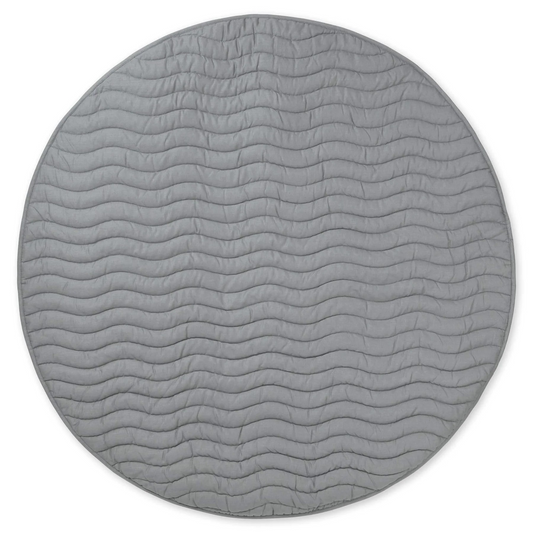 Linen Play Mat with Waterproof Backing - French Sage