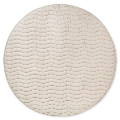 Linen Play Mat with Waterproof Backing - French Wheat