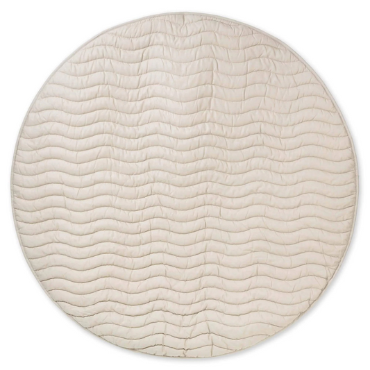 Linen Play Mat with Waterproof Backing - French Wheat