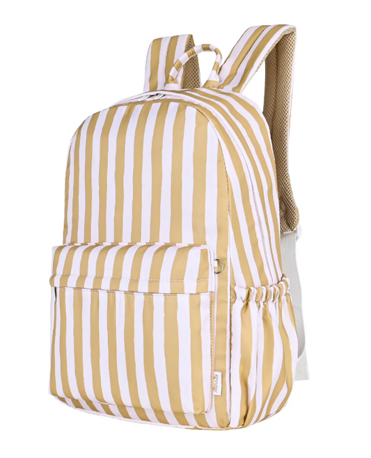 Mustard Stripe Junior Kindy/School Backpack
