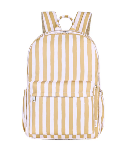 Mustard Stripe Junior Kindy/School Backpack