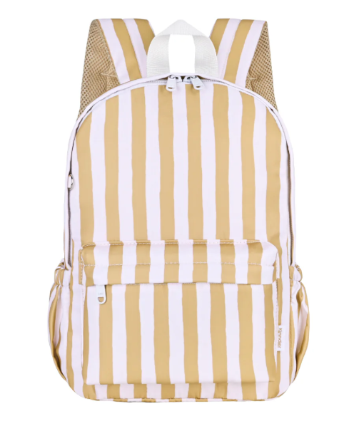 Mustard Stripe Mini Daycare/Toddler Backpack