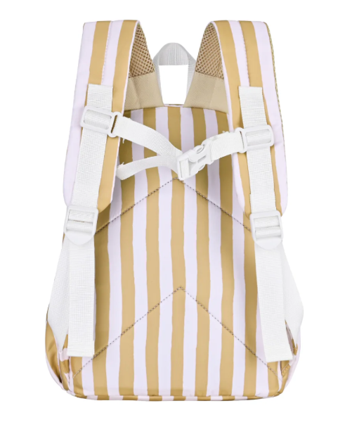 Mustard Stripe Mini Daycare/Toddler Backpack