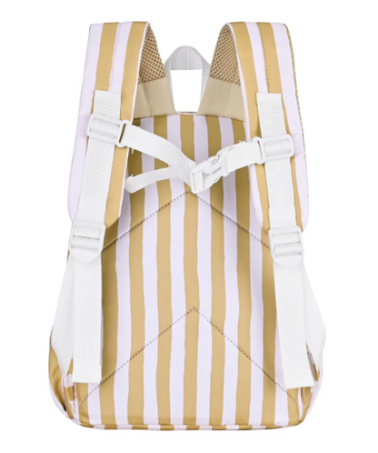 Mustard Stripe Mini Daycare/Toddler Backpack