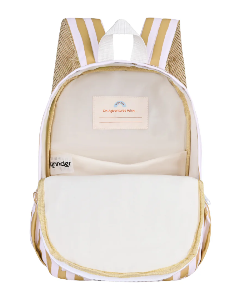 Mustard Stripe Mini Daycare/Toddler Backpack