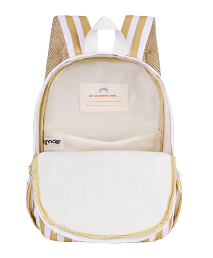 Mustard Stripe Mini Daycare/Toddler Backpack