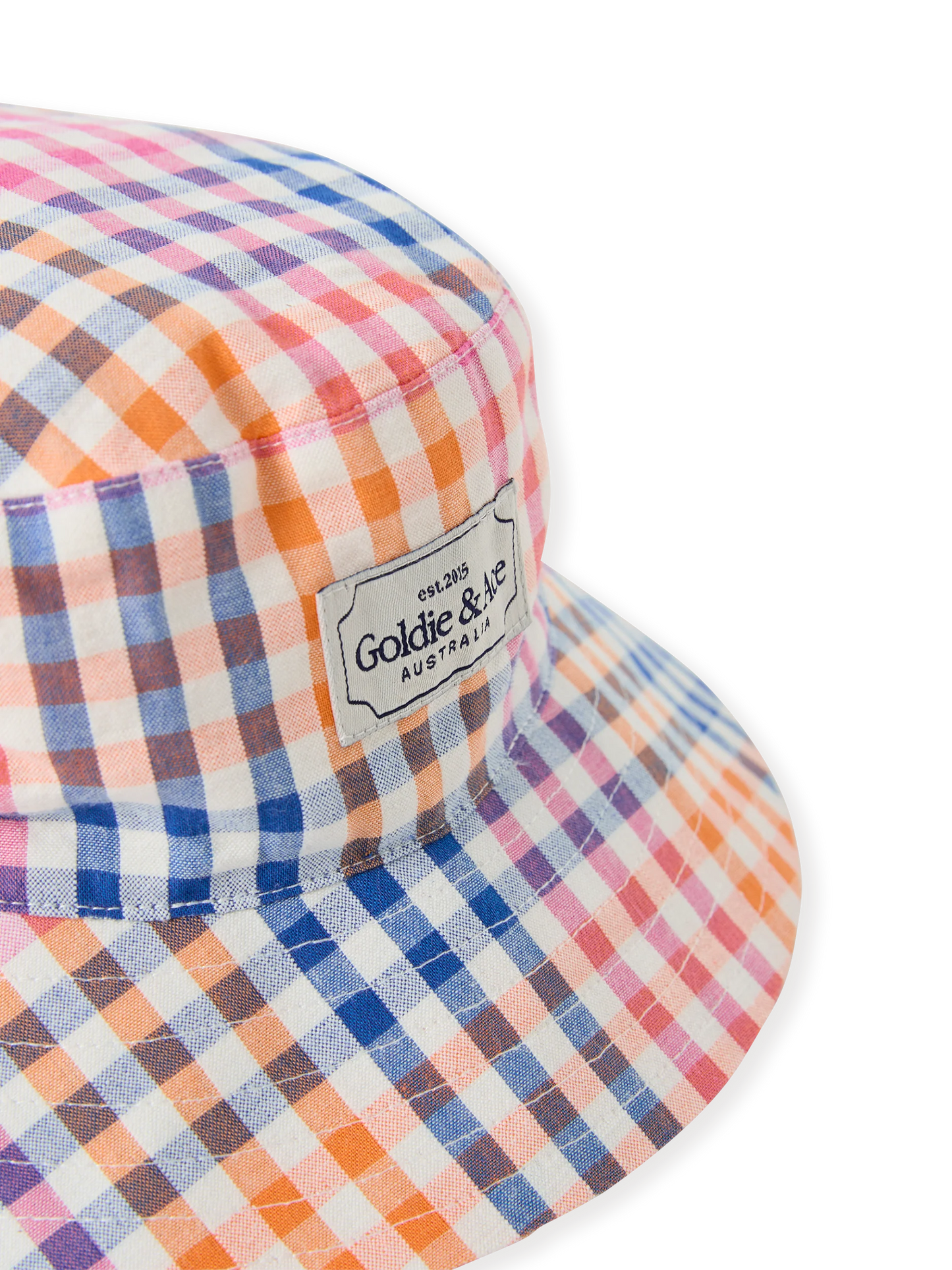 Rainbow Gingham Bucket Hat