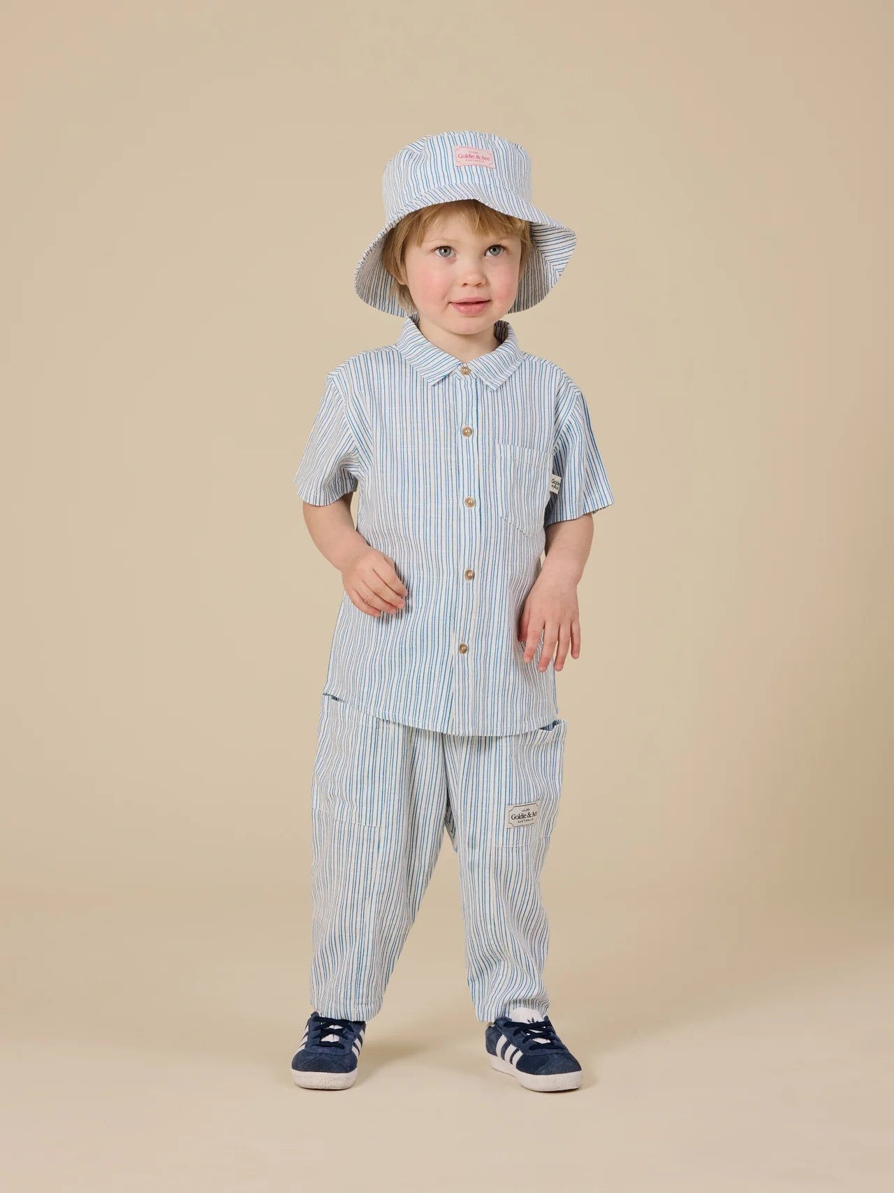 Sailor Stripe Kit Linen Pants
