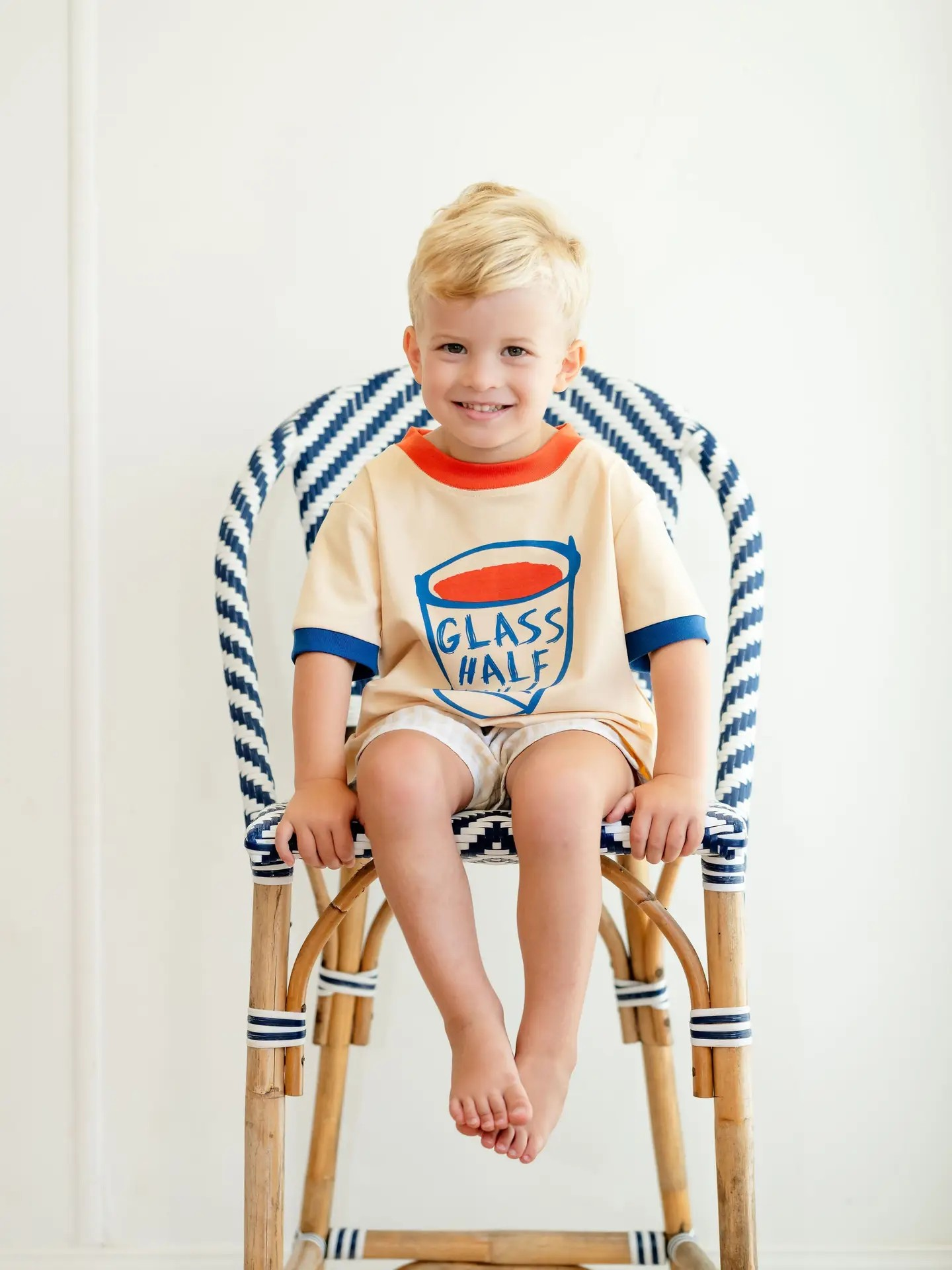 Glass Half Full Boys Graphic Tee