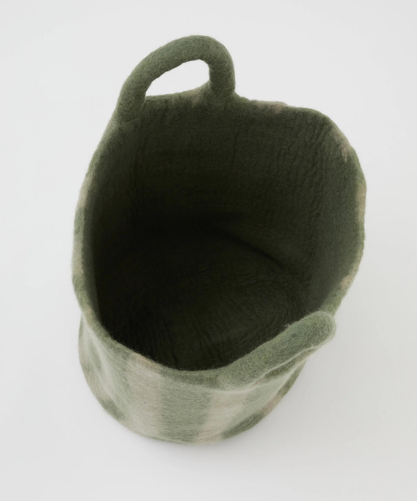 Toy Basket in Green Stripe - Large