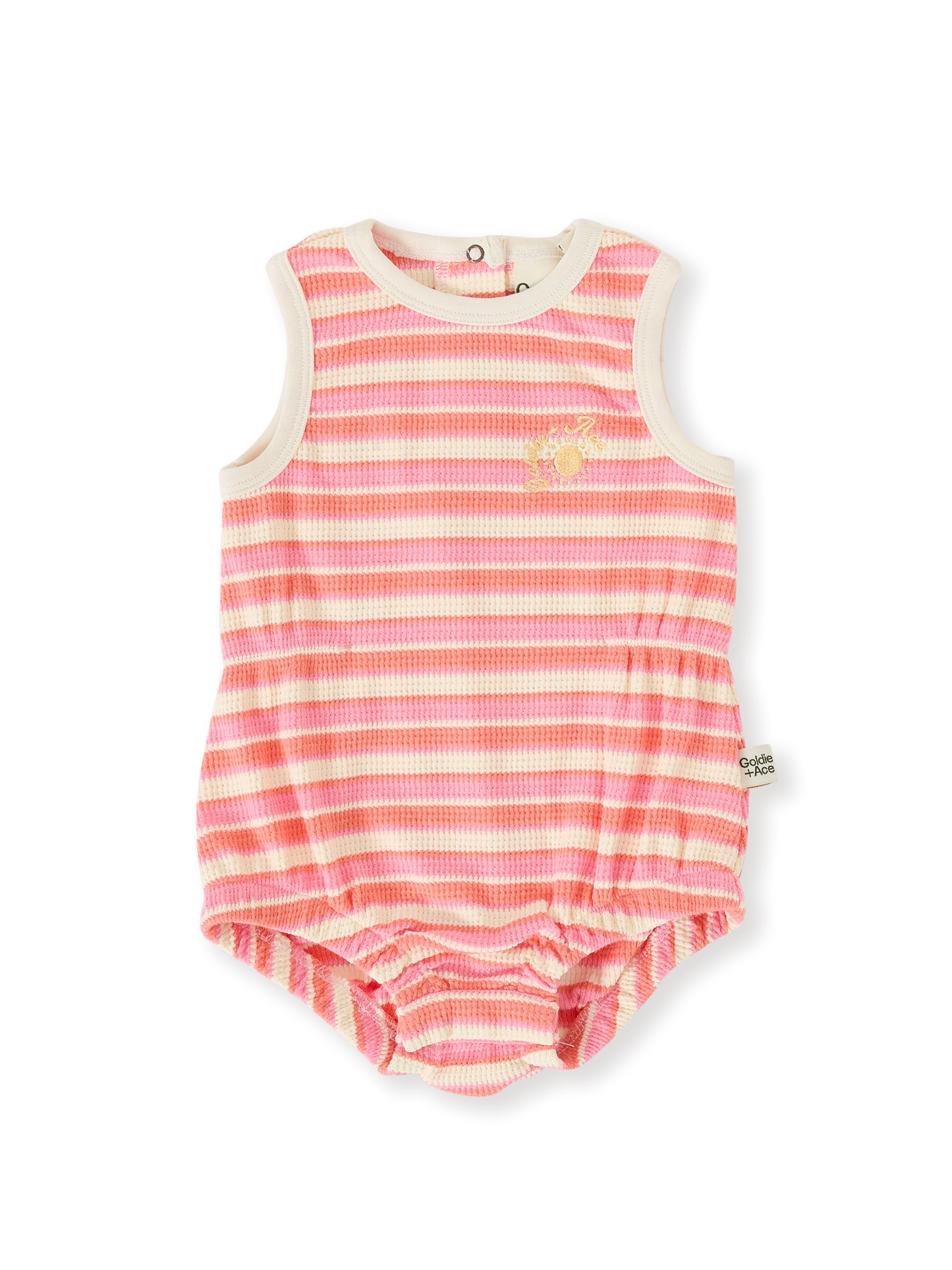 Watermelon Stripe Bubble Romper