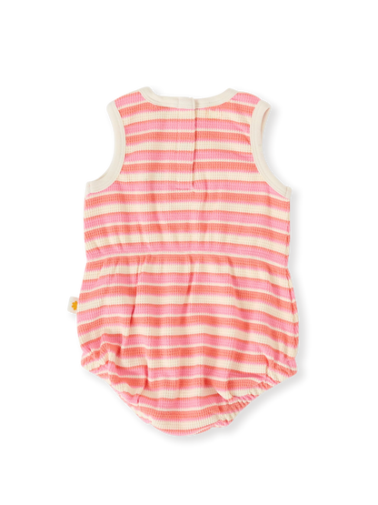 Watermelon Stripe Bubble Romper